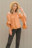 SL -1901177 Suzie Top -Ginger